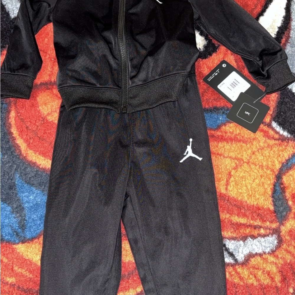 Jordan Kids Black Tracksuit